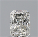 Natural Diamond 0.51 Carats, Radiant with  Cut, H Color, VVS1 Clarity and Certified by GIA