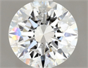 Natural Diamond 1.01 Carats, Round with Excellent Cut, F Color, SI2 Clarity and Certified by GIA