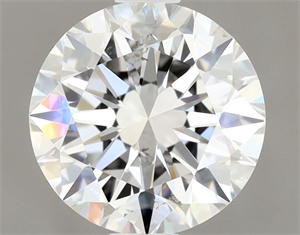 Picture of Natural Diamond 1.01 Carats, Round with Excellent Cut, F Color, SI2 Clarity and Certified by GIA