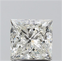 Natural Diamond 1.30 Carats, Princess with  Cut, J Color, VS2 Clarity and Certified by GIA