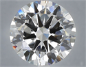 Lab Grown Diamond 6.01 Carats, Round with Excellent Cut, E Color, VVS2 Clarity and Certified by IGI