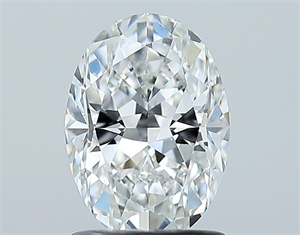 Picture of Natural Diamond 1.21 Carats, Oval with  Cut, F Color, SI1 Clarity and Certified by GIA