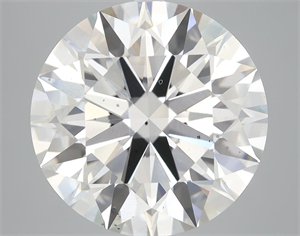 Picture of Lab Grown Diamond 7.63 Carats, Round with Ideal Cut, G Color, VS2 Clarity and Certified by IGI