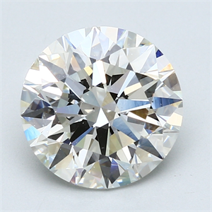 Picture of 4.02 Carats, Round Diamond with Excellent Cut, I Color, SI1 Clarity and Certified by GIA