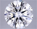 Lab Grown Diamond 3.76 Carats, Round with Ideal Cut, G Color, VS2 Clarity and Certified by IGI