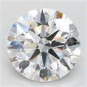 Lab Grown Diamond 4.11 Carats, Round with Excellent Cut, D Color, IF Clarity and Certified by GIA