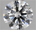 Lab Grown Diamond 1.52 Carats, Round with Ideal Cut, F Color, VVS2 Clarity and Certified by IGI
