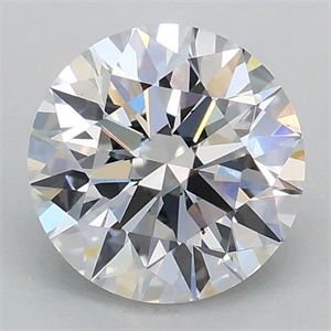 Picture of Lab Grown Diamond 1.00 Carats, Round with Ideal Cut, D Color, VS2 Clarity and Certified by IGI
