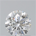 Natural Diamond 0.80 Carats, Round with Excellent Cut, F Color, SI1 Clarity and Certified by GIA