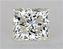 Natural Diamond 1.50 Carats, Princess with  Cut, K Color, VS2 Clarity and Certified by GIA