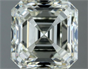 Natural Diamond 1.51 Carats, Asscher with  Cut, J Color, IF Clarity and Certified by IGI