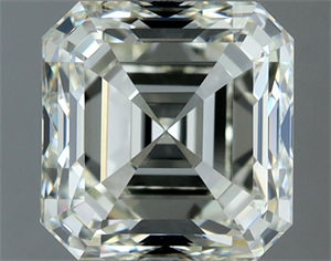Picture of Natural Diamond 1.51 Carats, Asscher with  Cut, J Color, IF Clarity and Certified by IGI