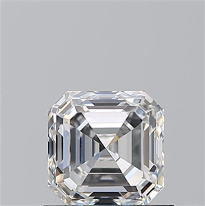 Picture of Natural Diamond 0.90 Carats, Asscher with  Cut, G Color, VVS1 Clarity and Certified by GIA