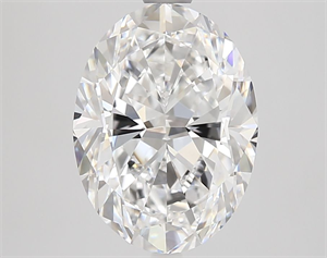 Picture of Natural Diamond 3.01 Carats, Oval with  Cut, D Color, VVS2 Clarity and Certified by GIA