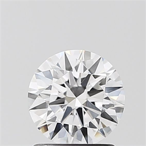 Picture of Lab Grown Diamond 1.08 Carats, Round with Ideal Cut, D Color, VVS2 Clarity and Certified by IGI