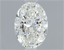 Natural Diamond 0.80 Carats, Oval with  Cut, H Color, VS1 Clarity and Certified by GIA