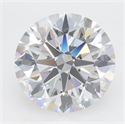 Del inventario de diamantes de laboratorio, 3.01 quilates, Redondo , Color E, claridad VVS1 y certificado GIA