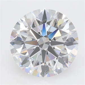 Picture of Lab Grown Diamond 3.01 Carats, Round with Excellent Cut, E Color, VVS1 Clarity and Certified by GIA