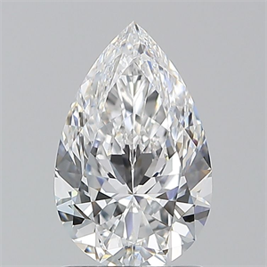 Picture of Natural Diamond 1.20 Carats, Pear with  Cut, D Color, VS1 Clarity and Certified by GIA