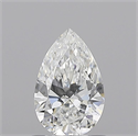 Natural Diamond 0.70 Carats, Pear with  Cut, E Color, VS1 Clarity and Certified by GIA