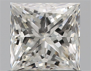 Picture of Natural Diamond 0.79 Carats, Princess with  Cut, I Color, VS2 Clarity and Certified by GIA
