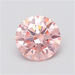 Picture of Lab Grown Diamond 2.04 Carats, Round with Ideal Cut, Fancy Intense Pink Color, VVS2 Clarity and Certified by IGI