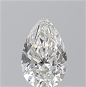 Natural Diamond 0.71 Carats, Pear with  Cut, G Color, VS1 Clarity and Certified by GIA
