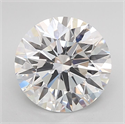Lab Grown Diamond 3.16 Carats, Round with Ideal Cut, D Color, IF Clarity and Certified by IGI