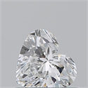 Natural Diamond 0.50 Carats, Heart with  Cut, E Color, VS1 Clarity and Certified by GIA