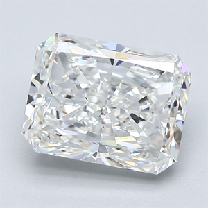 Foto Diamante Natural 3.02 quilates, Radiante , Color G, claridad VS1 y certificado GIA de