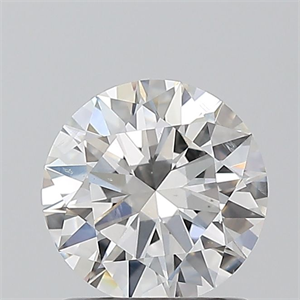 Picture of Natural Diamond 1.01 Carats, Round with Excellent Cut, F Color, SI2 Clarity and Certified by GIA