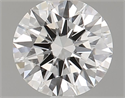Diamante Natural 0.42 quilates, Redondo , Color F, claridad IF y certificado GIA