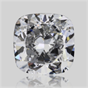 Natural Diamond 0.50 Carats, Cushion with  Cut, D Color, VS2 Clarity and Certified by GIA