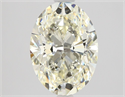 Natural Diamond 1.80 Carats, Oval with  Cut, L Color, SI1 Clarity and Certified by GIA
