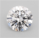 Lab Grown Diamond 1.02 Carats, Round with Ideal Cut, D Color, VVS1 Clarity and Certified by IGI