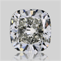 Natural Diamond 1.01 Carats, Cushion with  Cut, I Color, VVS2 Clarity and Certified by GIA