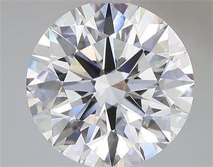Picture of Lab Grown Diamond 3.91 Carats, Round with Ideal Cut, E Color, VS1 Clarity and Certified by IGI