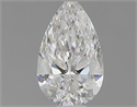 Diamante Natural 0.30 quilates, De pera , Color E, claridad SI1 y certificado GIA