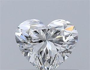 Picture of Natural Diamond 0.40 Carats, Heart with  Cut, G Color, VVS2 Clarity and Certified by GIA