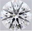 Del inventario de diamantes de laboratorio, 5.09 quilates, Redondo , Color E, claridad VS1 y certificado GIA