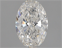 Natural Diamond 0.52 Carats, Oval with  Cut, G Color, SI1 Clarity and Certified by GIA