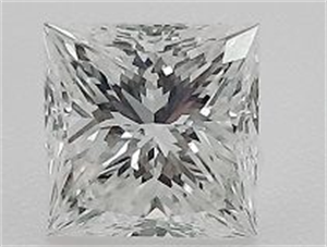 Foto Diamante Natural 0.81 quilates, Princesa , Color F, claridad VS2 y certificado GIA de