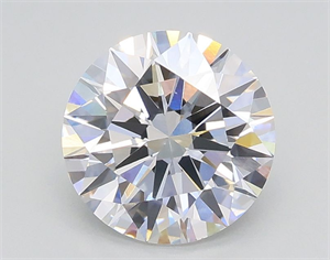 Picture of Lab Grown Diamond 1.18 Carats, Round with Excellent Cut, E Color, VVS2 Clarity and Certified by IGI
