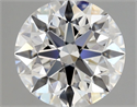 Natural Diamond 0.80 Carats, Round with Excellent Cut, E Color, VVS1 Clarity and Certified by GIA