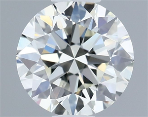Picture of Natural Diamond 0.50 Carats, Round with Excellent Cut, H Color, VVS1 Clarity and Certified by IGI