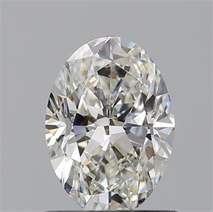 Picture of Natural Diamond 0.90 Carats, Oval with  Cut, I Color, SI1 Clarity and Certified by GIA