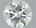 Natural Diamond 2.20 Carats, Round with Excellent Cut, I Color, SI2 Clarity and Certified by GIA
