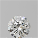 Diamante Natural 0.50 quilates, Redondo , Color I, claridad VVS2 y certificado GIA