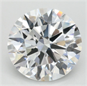 Lab Grown Diamond 3.24 Carats, Round with Ideal Cut, D Color, IF Clarity and Certified by IGI