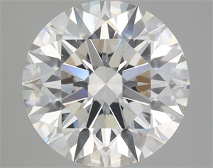 Picture of Lab Grown Diamond 4.71 Carats, Round with Ideal Cut, G Color, VS2 Clarity and Certified by IGI